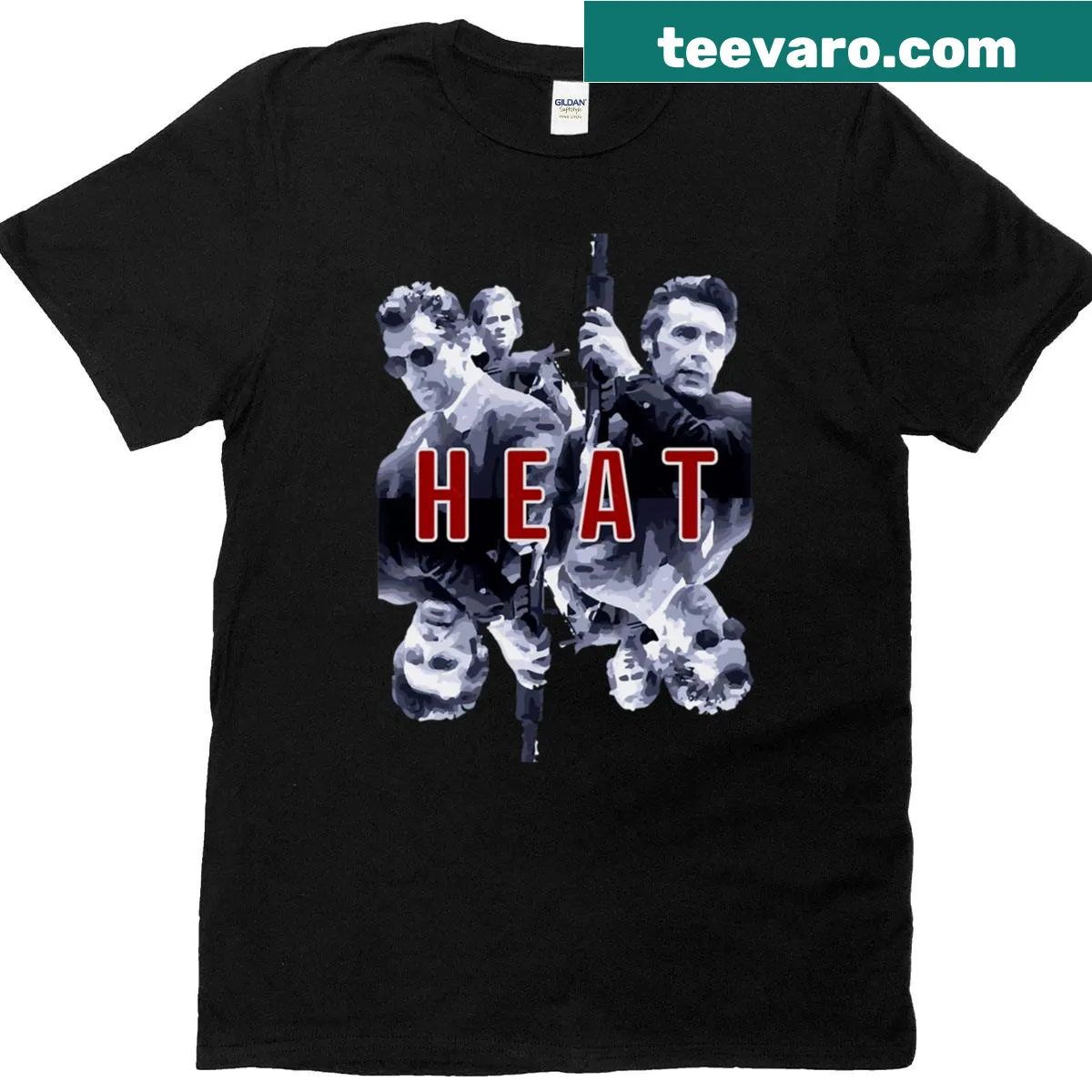 Vintage-style T-shirt celebrating classic movies — on a men's t-shirt