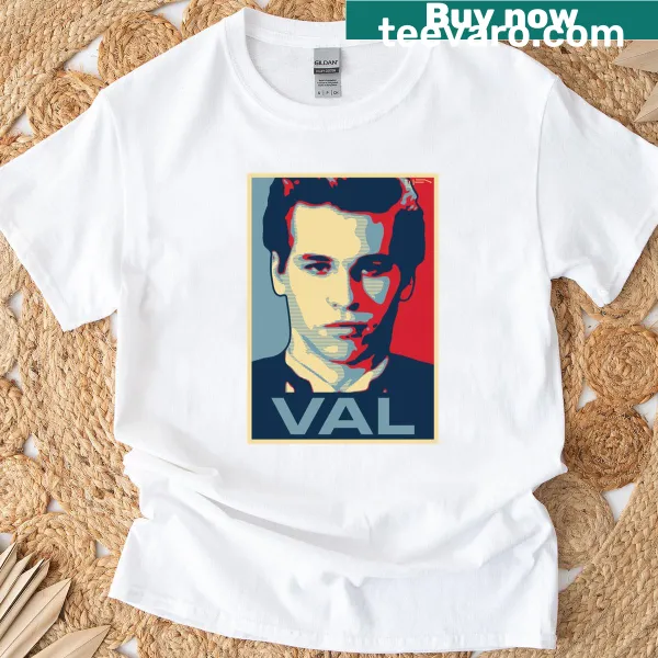 Classic T-shirt featuring a minimalist Val emblem