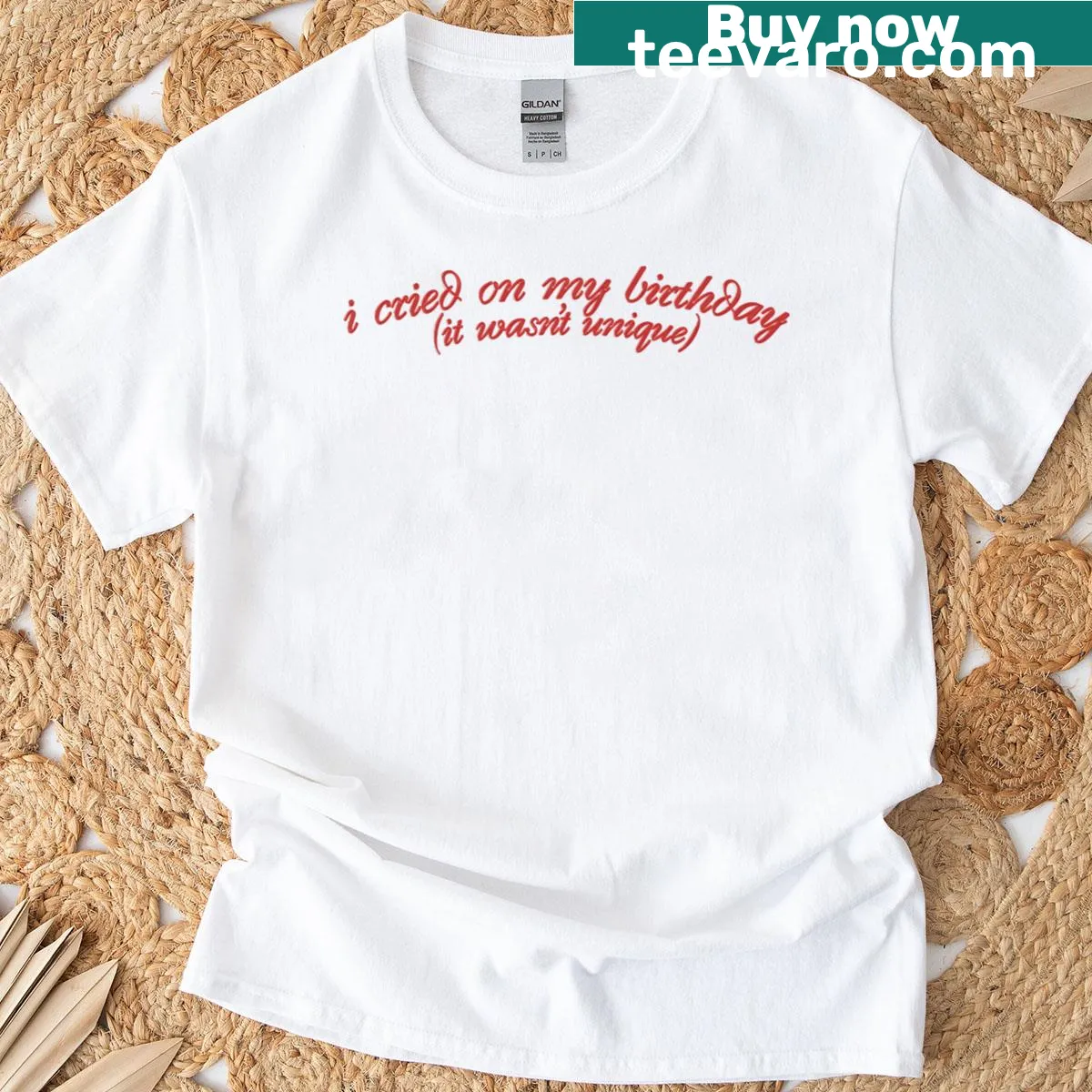 Elegant rose graphic T-shirt with artful typography design — on a men's t-shirt