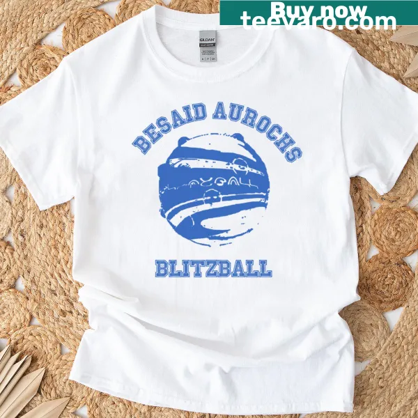 Graphic T-shirt featuring Besaid Aurochs blitzball team logo