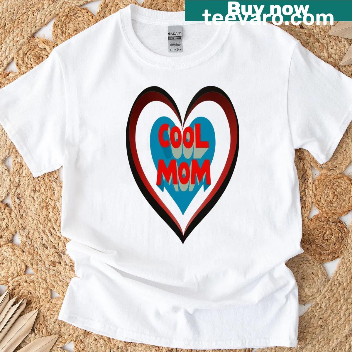 Funny T-shirt for cool moms with playful text — on a men's t-shirt