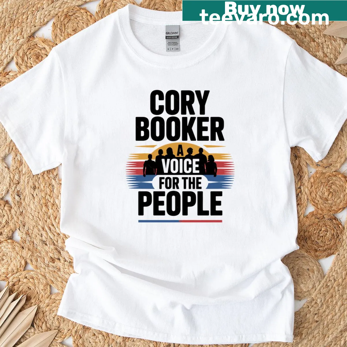 Bold political activism graphic t-shirt for expressive individuals — on a men's t-shirt