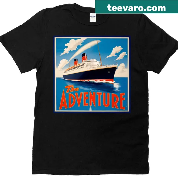 Vintage-style cruising car design on a classic T-shirt