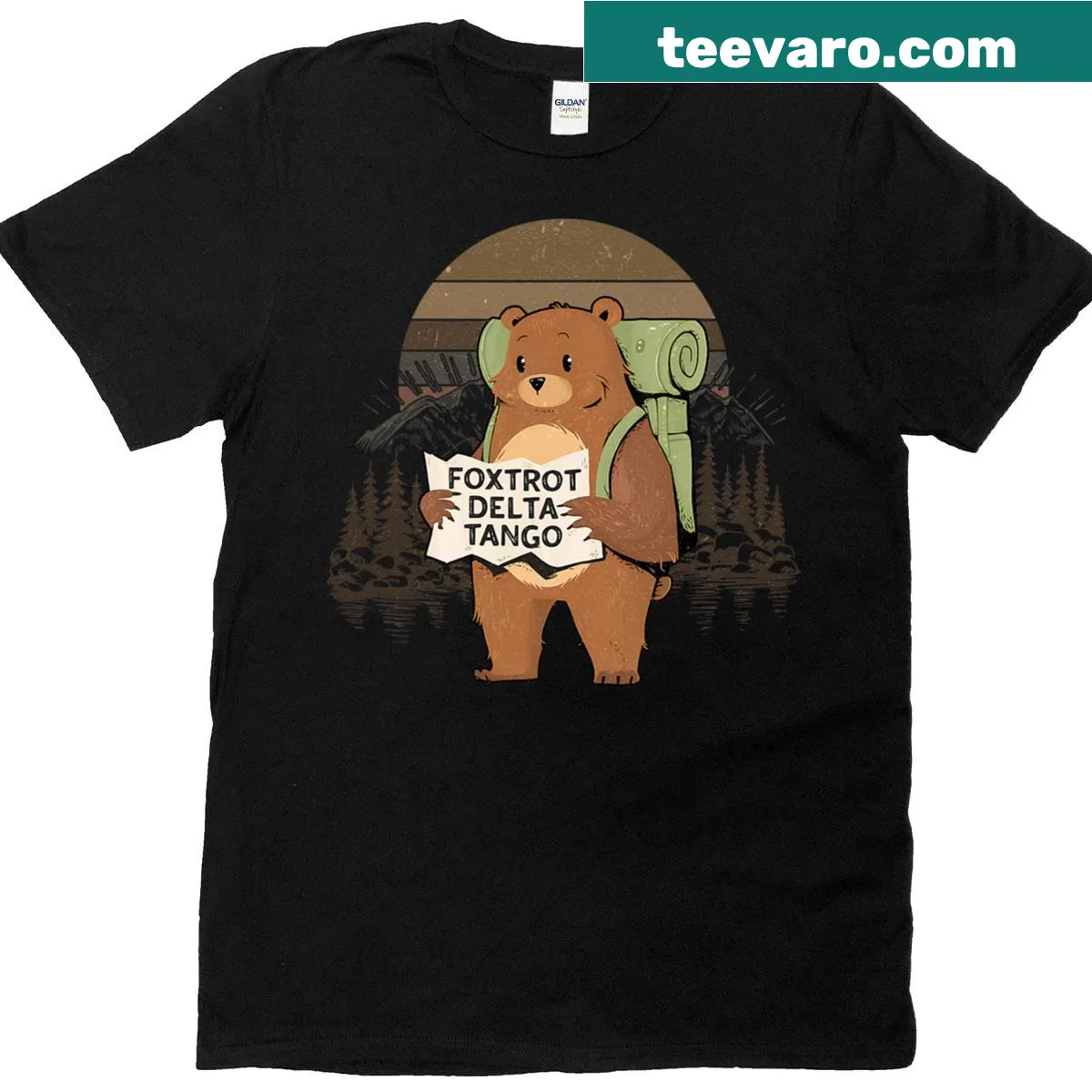 Humorous grandpa T-shirt with birthday shark graphic — on a men's t-shirt
