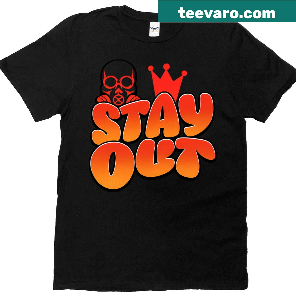 Graffiti-style skull graphic t-shirt designed for edgy streetwear fashion — on a men's t-shirt