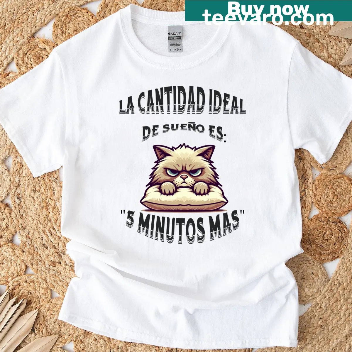 T-shirt with a saying about the joys of sleep in simple typography — on a men's t-shirt