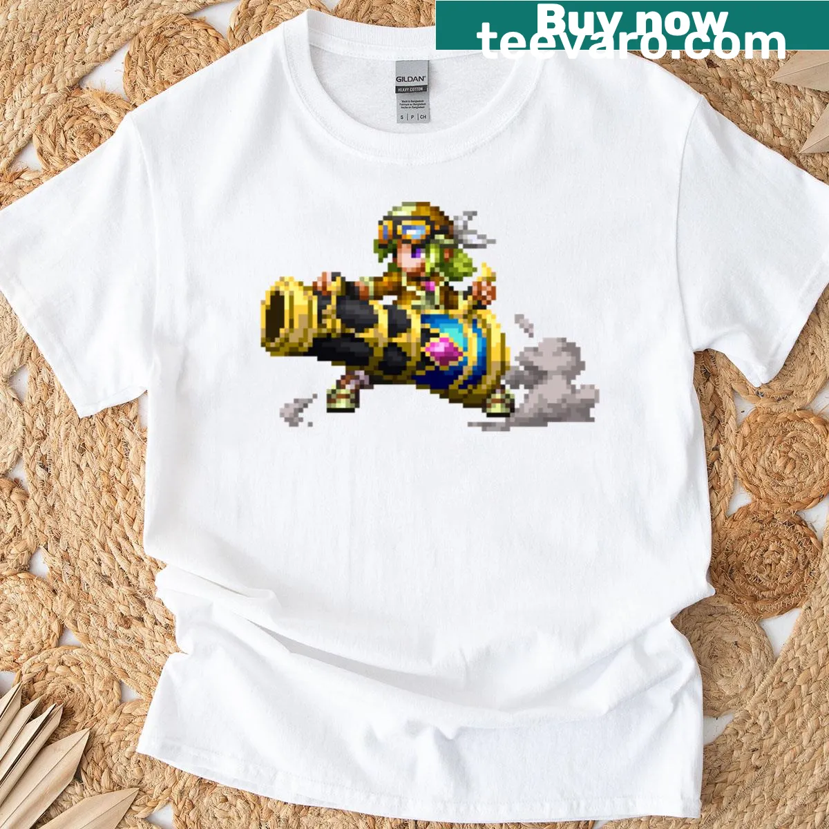 Olive character graphic from Ffbe Classic on T-shirt — on a men's t-shirt