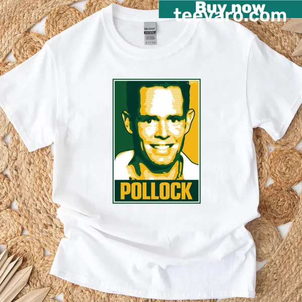 Vintage-style t-shirt inspired by Pollock and South Africa