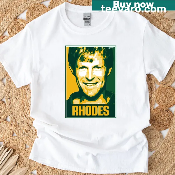 Classic T-shirt featuring a graphic representation of Rhodes, South Africa