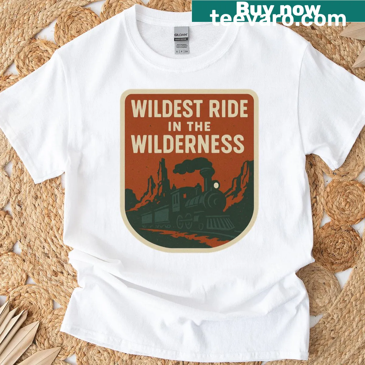 Cartoon graphic T-shirt featuring the word 'Riderrr' — on a men's t-shirt