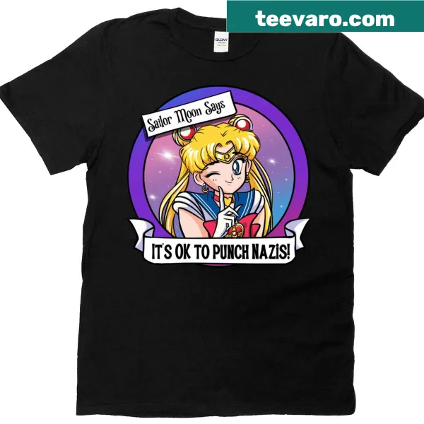 Classic t-shirt with Sailor Moon graphic and inspiring phrase