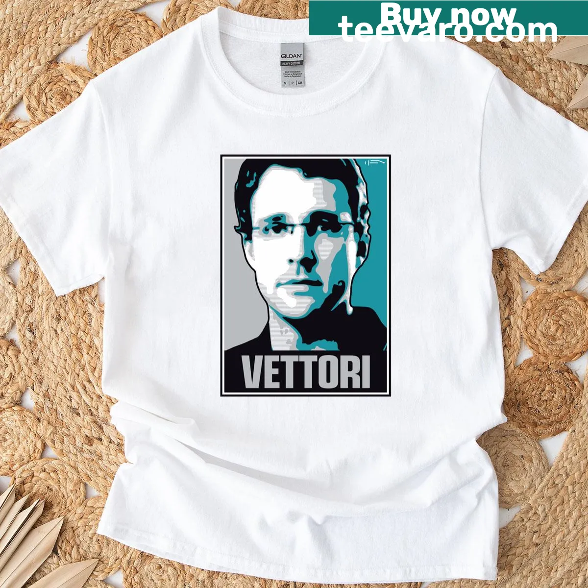 Classic T-shirt with the name 'Vettori' representing New Zealand — on a men's t-shirt