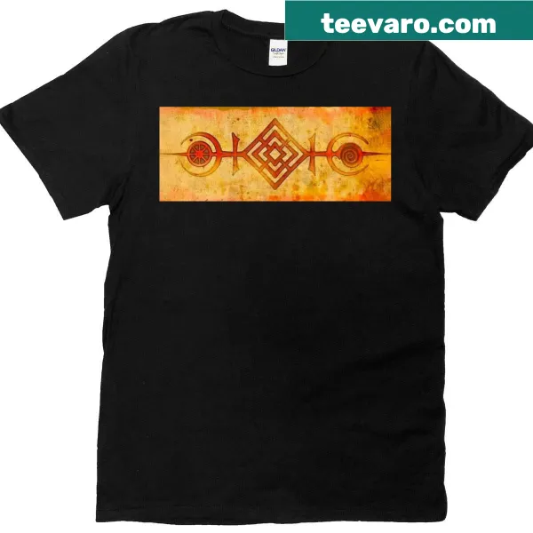 Vintage t-shirt with 'Ancient Echoes Of Ireland' graphic