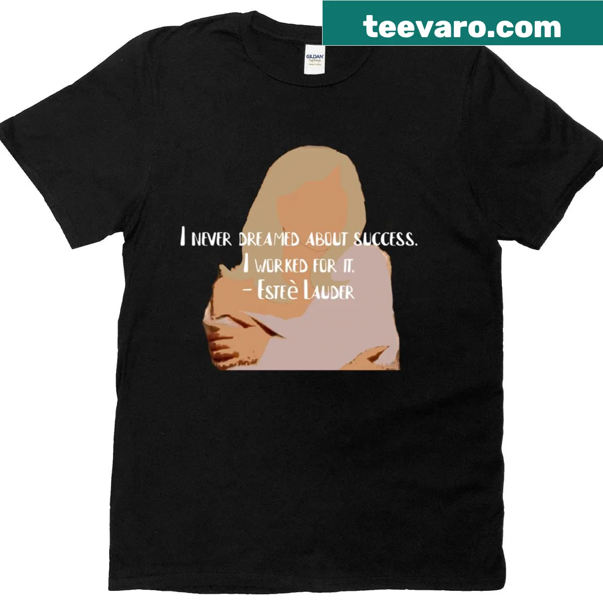 Tribute T-shirt featuring Billie Eilish design and an inspiring quote — on a men's t-shirt