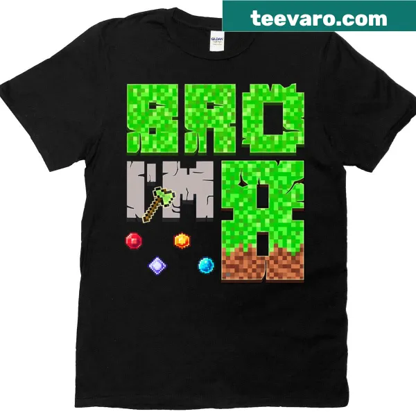 Pixelated number 8 birthday T-shirt for young gamer