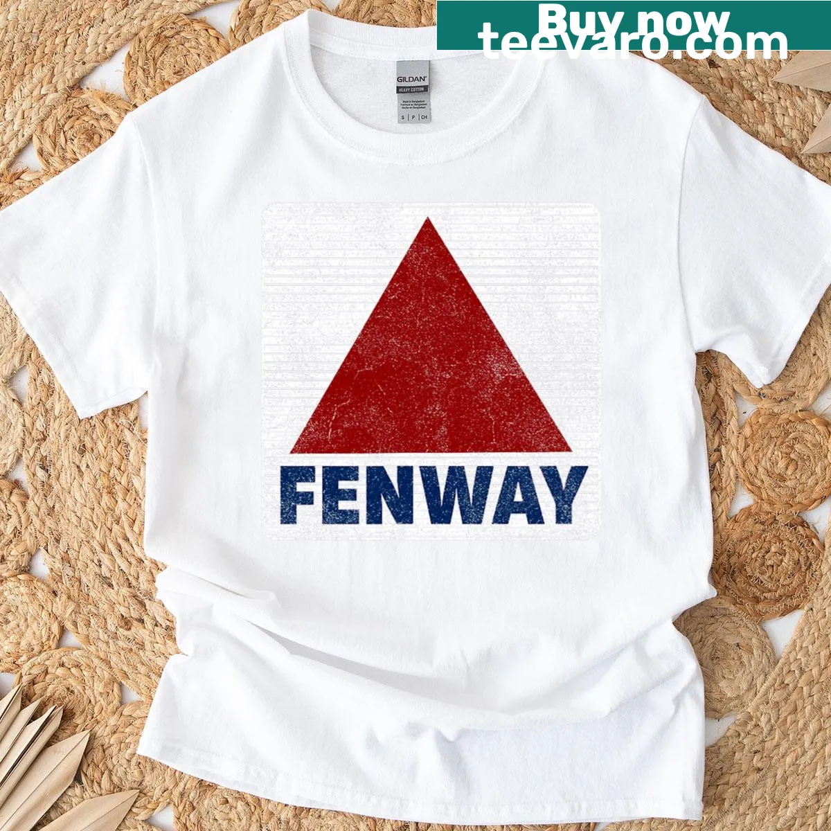 Retro Boston T-shirt featuring the Fenway Citgo sign graphic — on a men's t-shirt