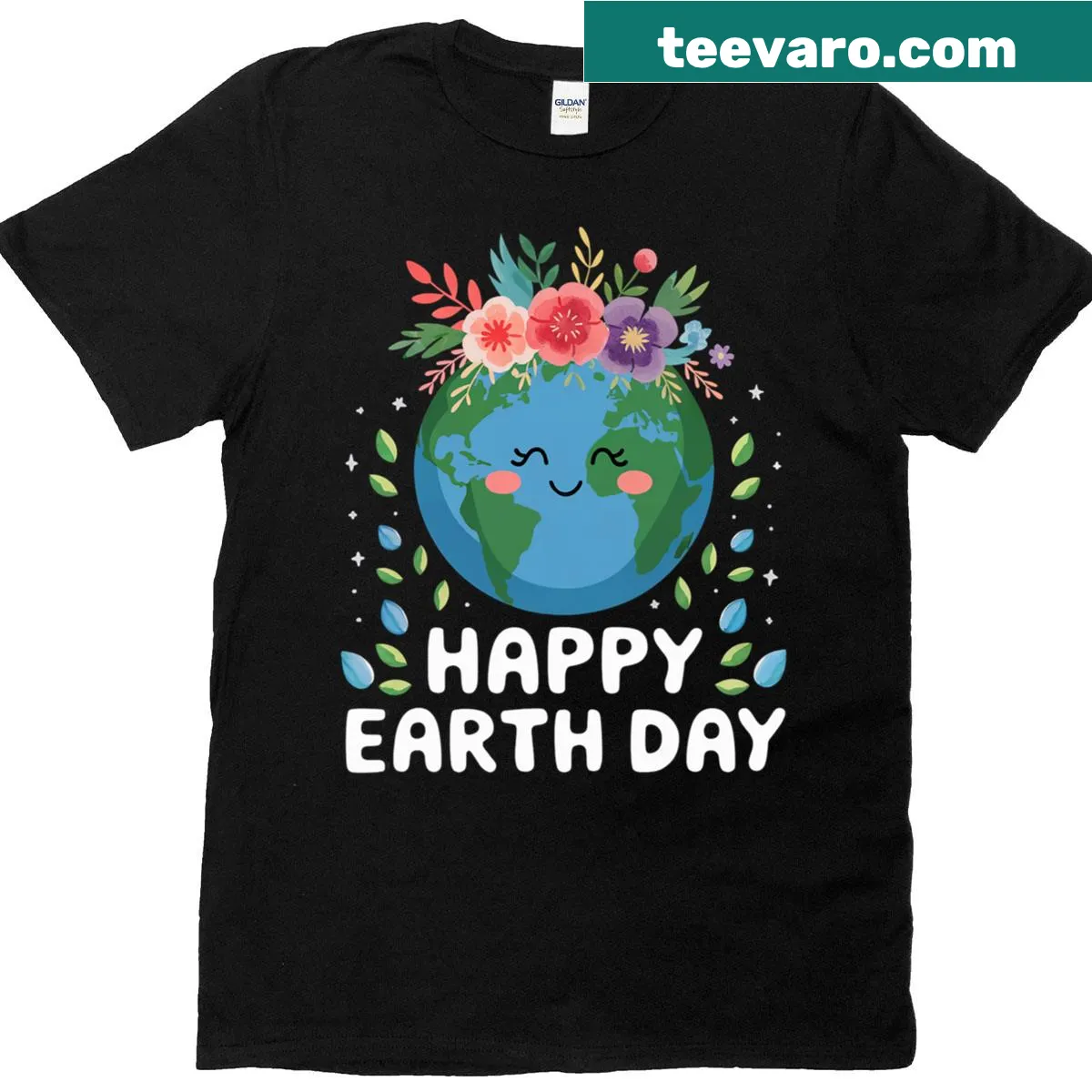 Funny Easter t-shirt with a gaming bunny and eggs for kids — on a men's t-shirt