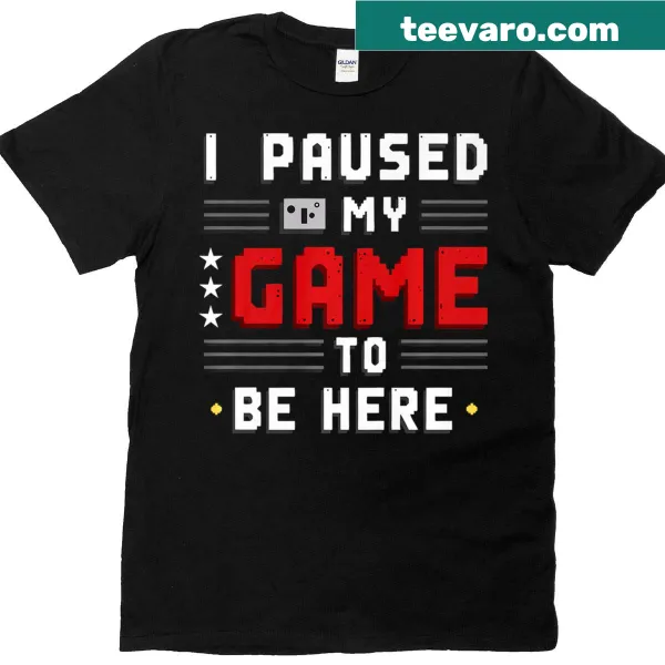 Funny gaming slogan on a t-shirt for gamers