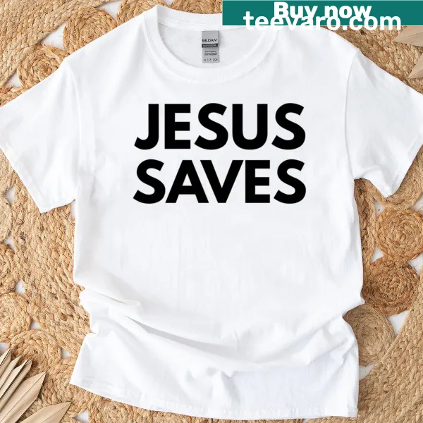 Bold faith-themed t-shirt with scripture and inspirational quotes