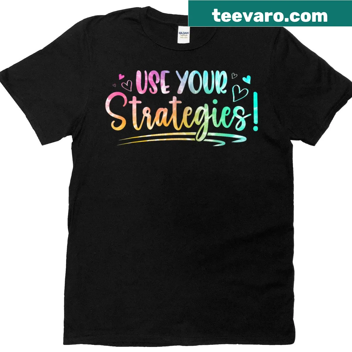 Motivational T-shirt for students about state testing — on a men's t-shirt