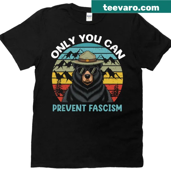 Vintage Smokey Bear t-shirt with humorous political message
