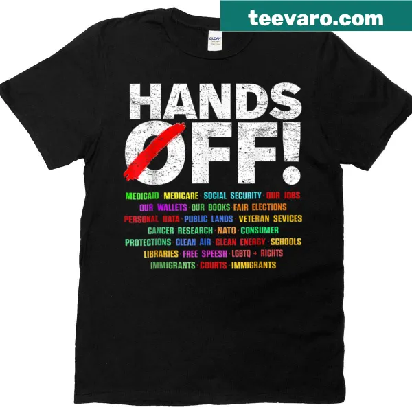 Womens V-neck shirt with a protest slogan