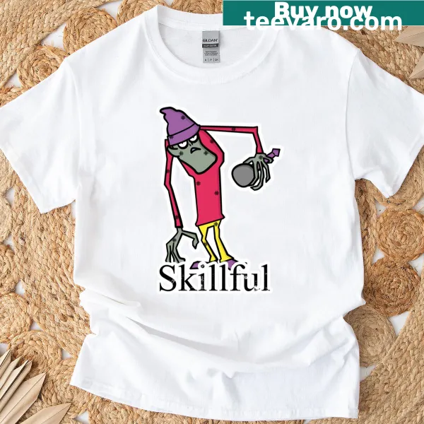 Graphic of zombies rapping on a classic t-shirt