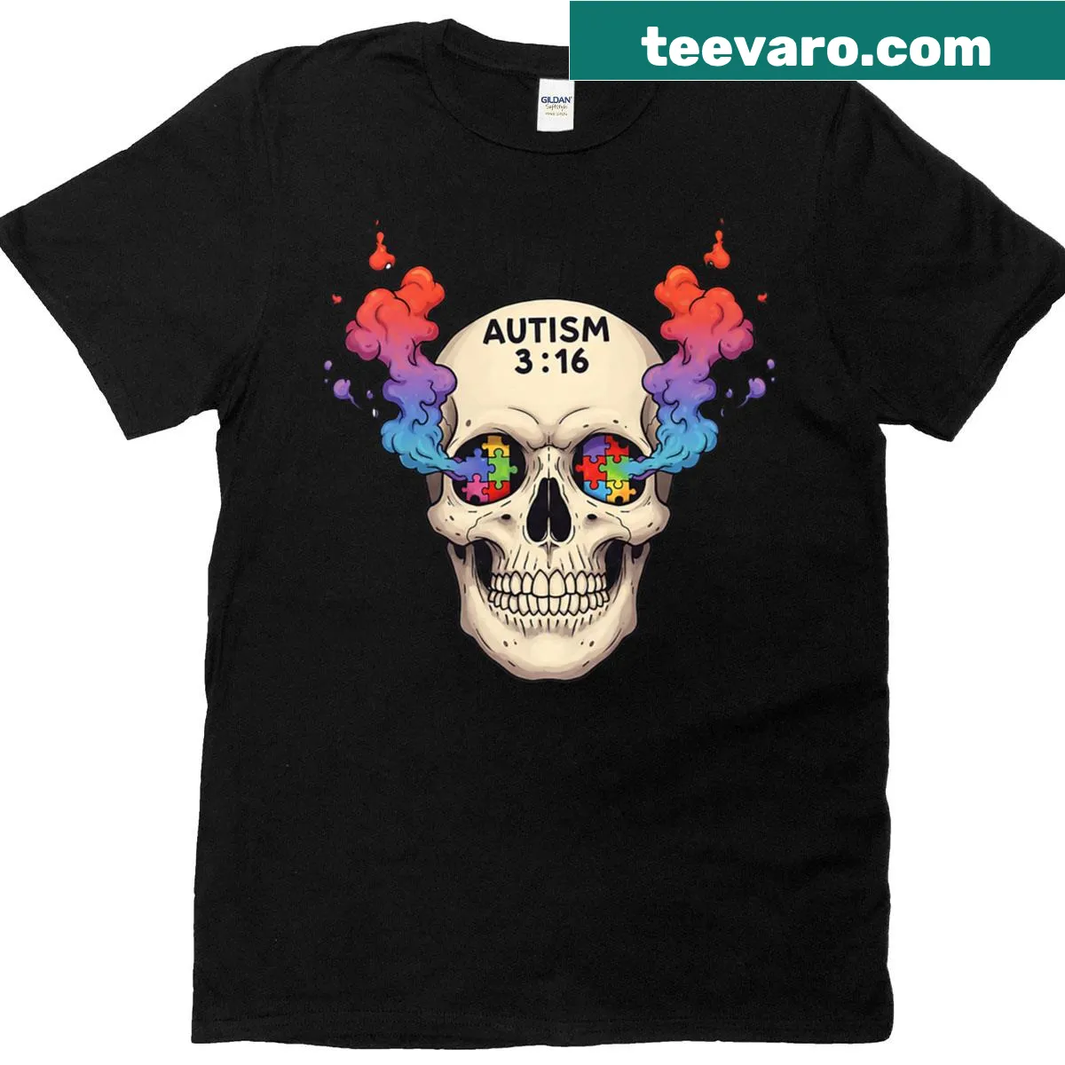 Wrestling-themed design with autism 316 text — on a men's t-shirt