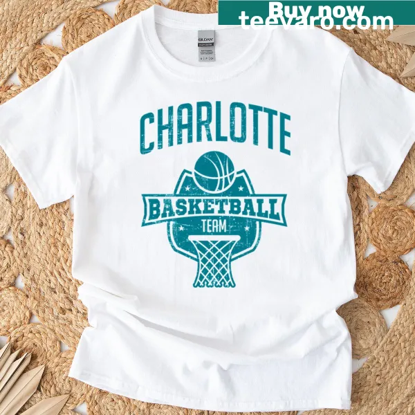T-shirt inspired by the Charlotte Hornets basketball team