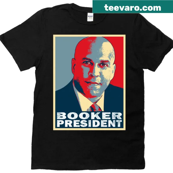 T-shirt with Cory Booker for President slogan
