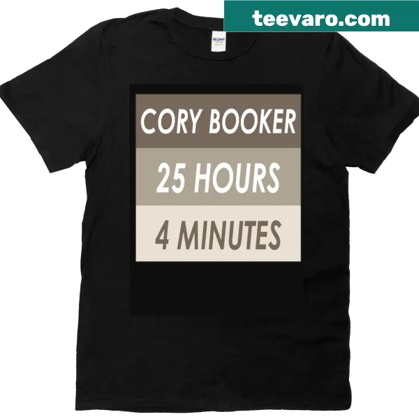Cory Booker New Jersey themed T-shirt with humorous text