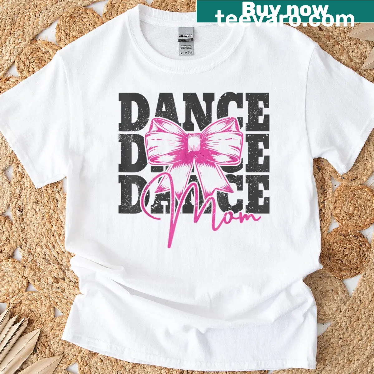 Funny Dance Mom t-shirt with playful typography design — on a men's t-shirt