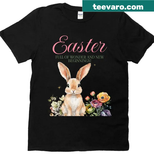 Classic t-shirt celebrating Easter with spring motifs and cheerful designs.
