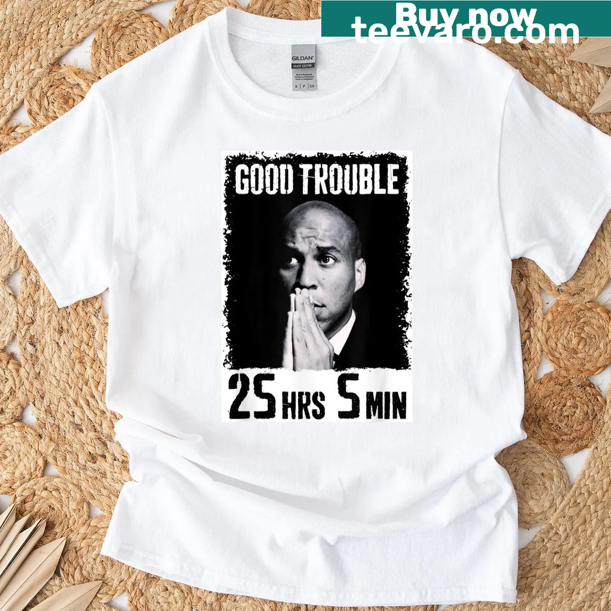 Funny overthinking phrase T-shirt for teens with engaging typography — on a men's t-shirt