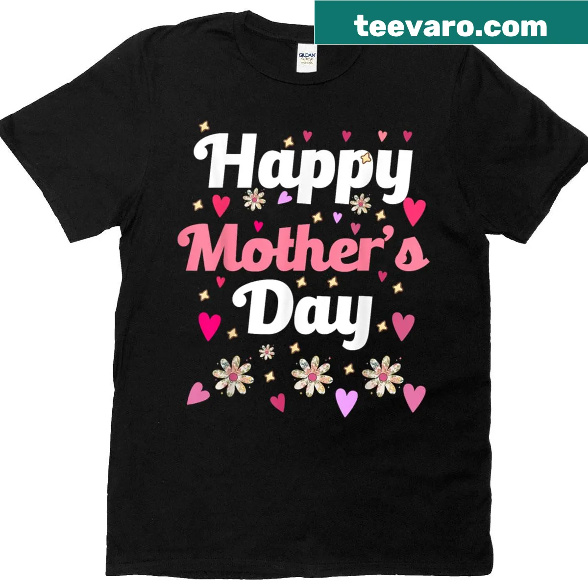 Cute 'Mommy' floral T-shirt for Mother's Day — on a men's t-shirt