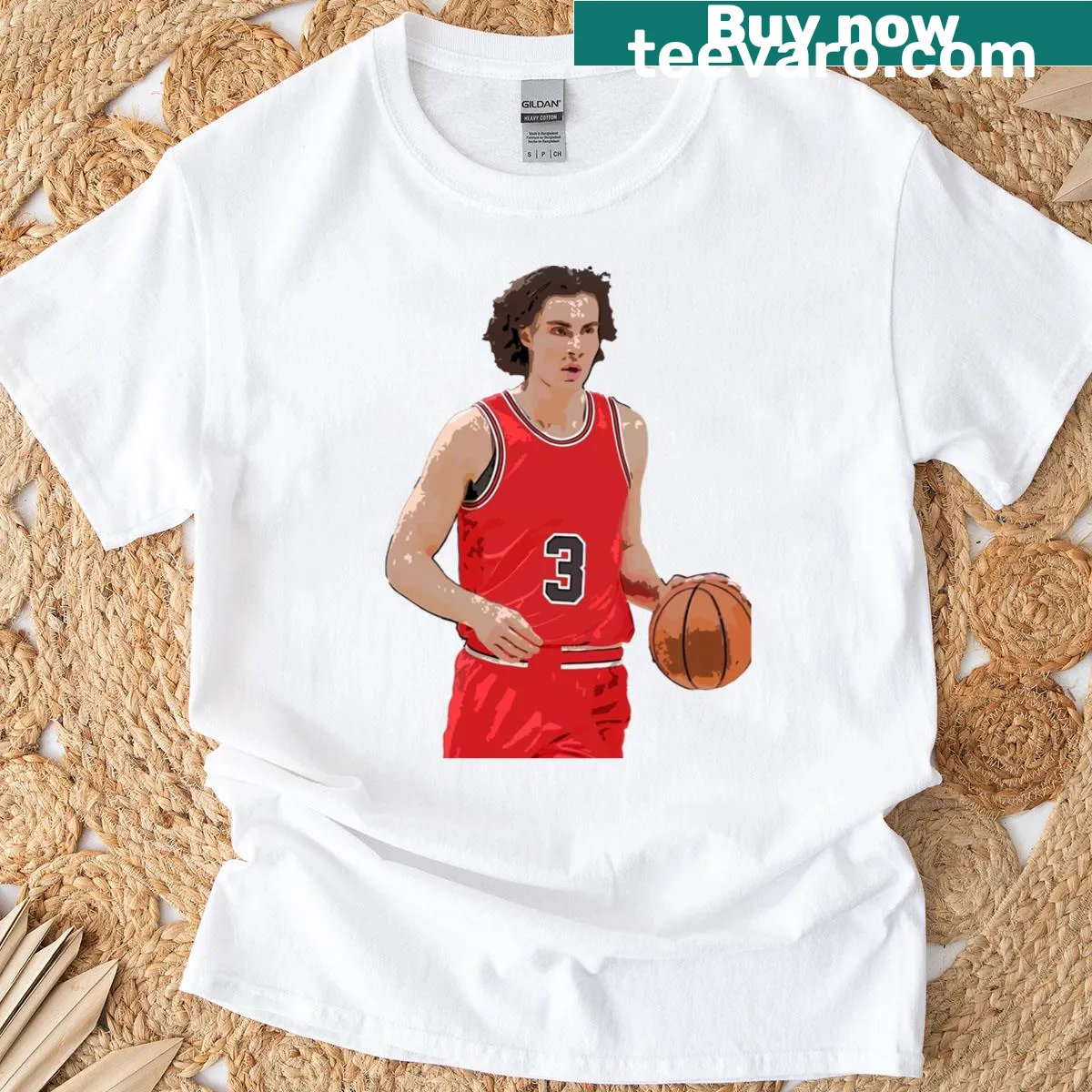 Classic t-shirt featuring Josh Giddey's name and number — on a men's t-shirt