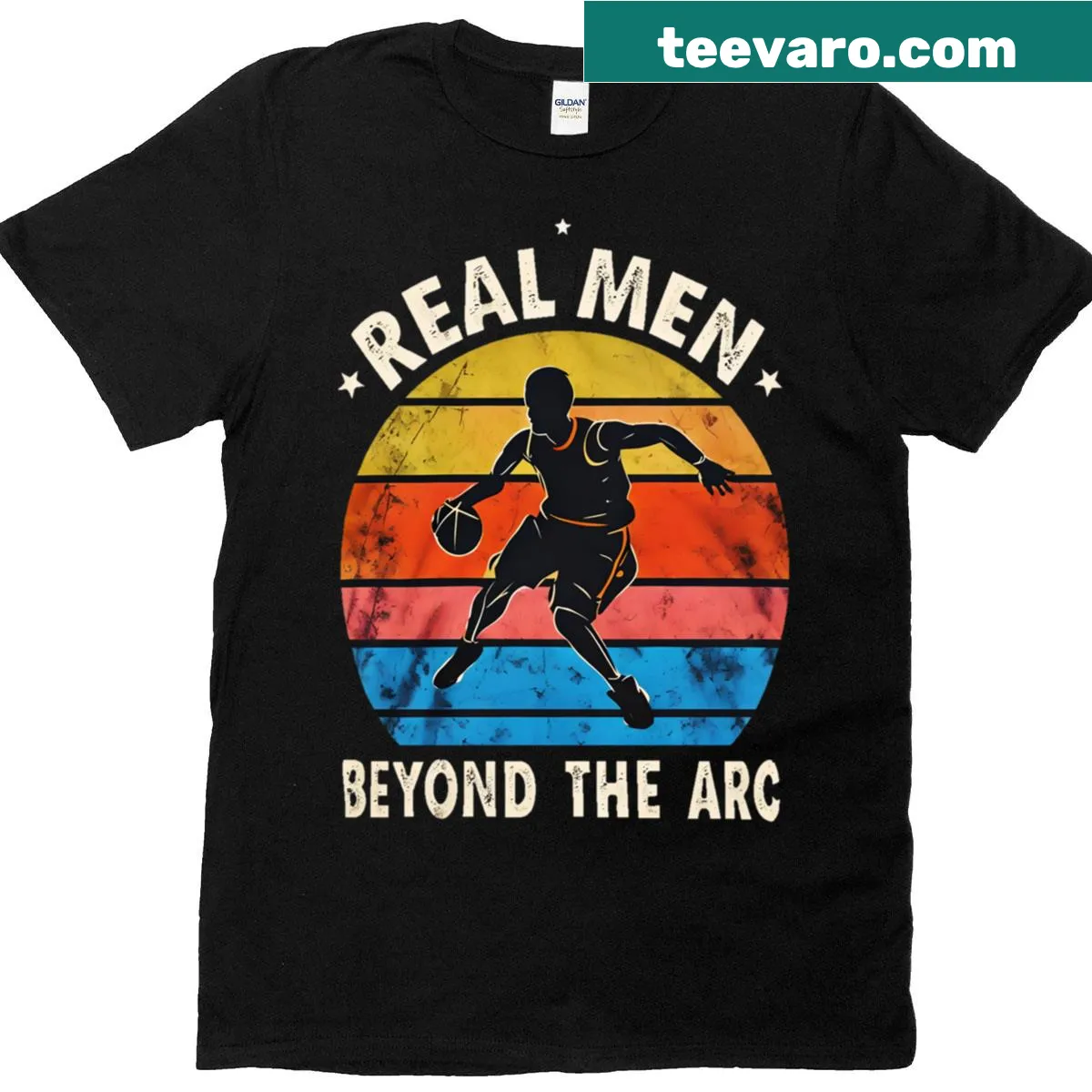 Classic t-shirt featuring the phrase Beyond The Arc for Kentucky Basketball. — on a men's t-shirt