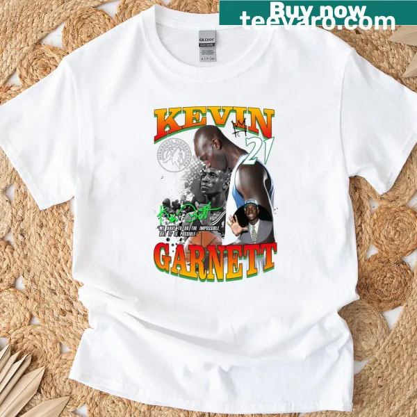 Classic t-shirt featuring an iconic graphic of Kevin Garnett