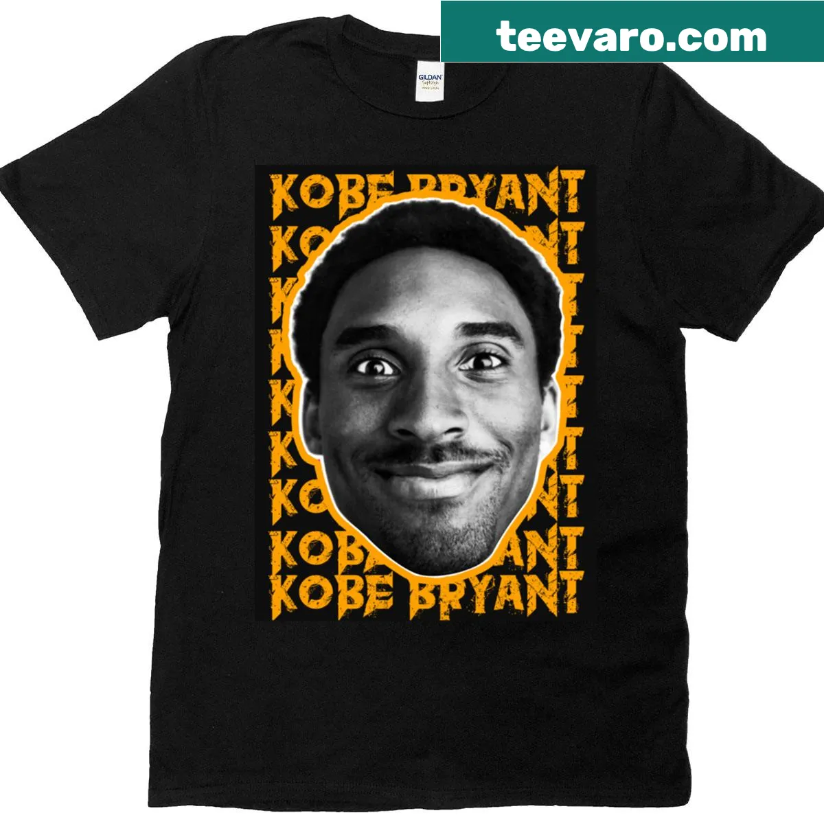 Long t-shirt with the phrase Forever Mamba honoring Kobe Bryant. — on a men's t-shirt