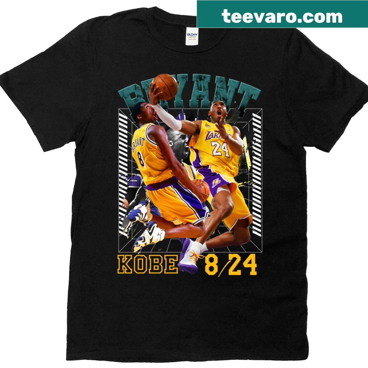 Classic t-shirt featuring Mamba Mentality phrase honoring Kobe Bryant. — on a men's t-shirt