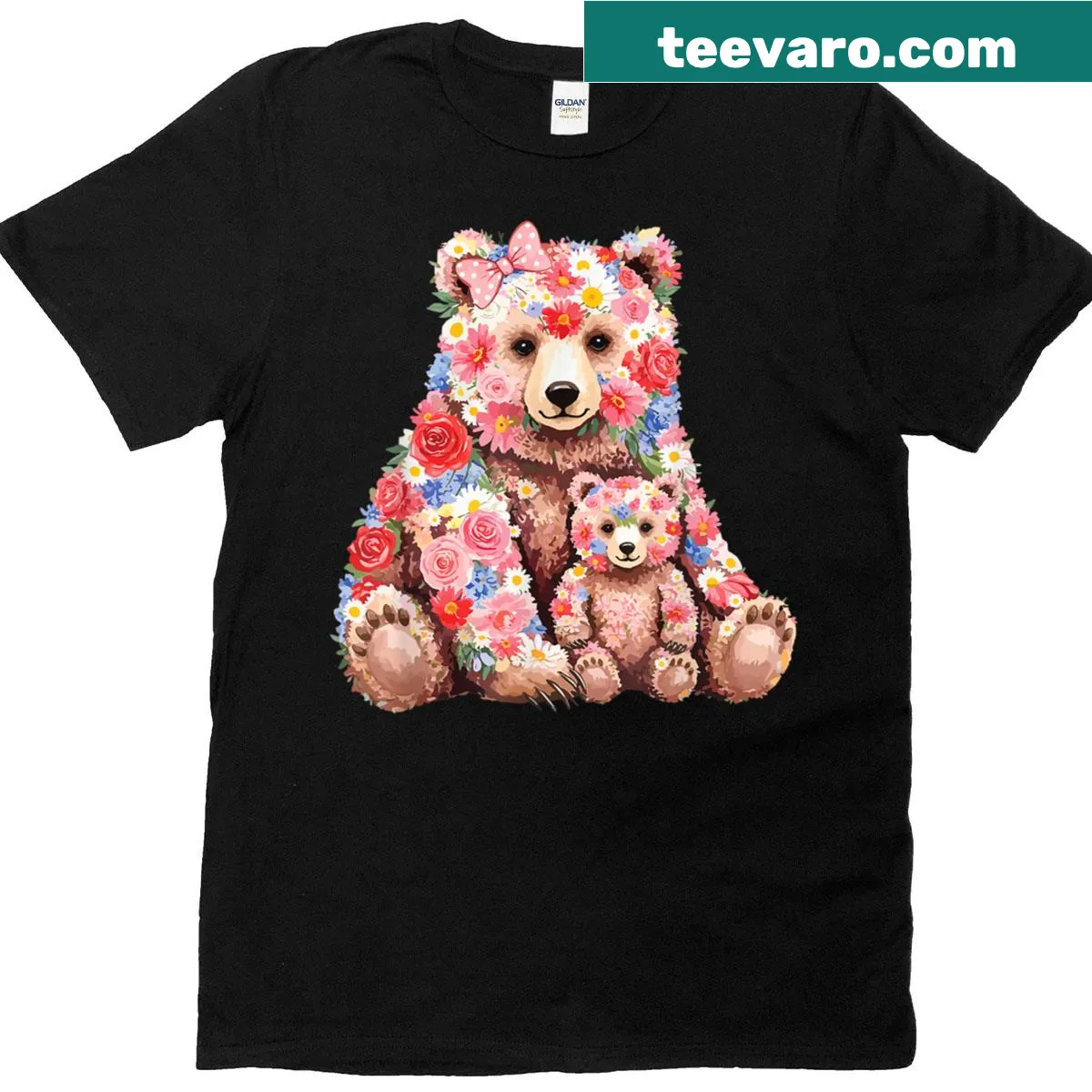Sentimental Mother Day t-shirt with a loving illustration — on a men's t-shirt