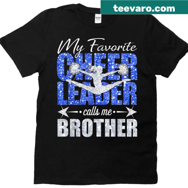Sentimental T-shirt for brothers with cheerleading theme for Mother's Day