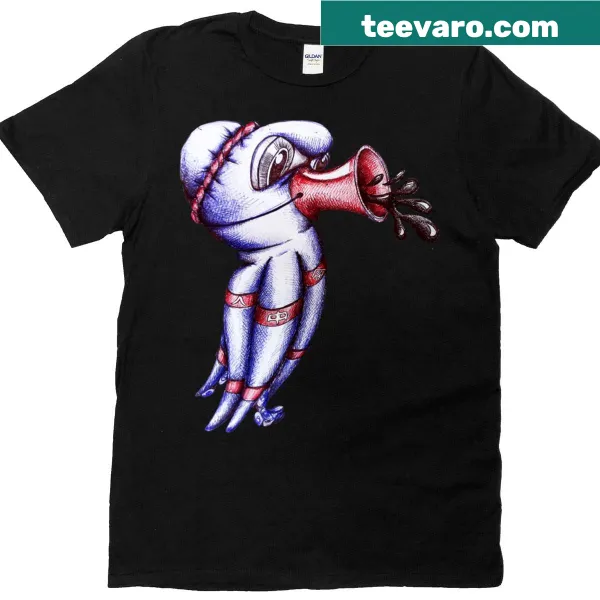 Illustration of an octopus on a classic T-shirt