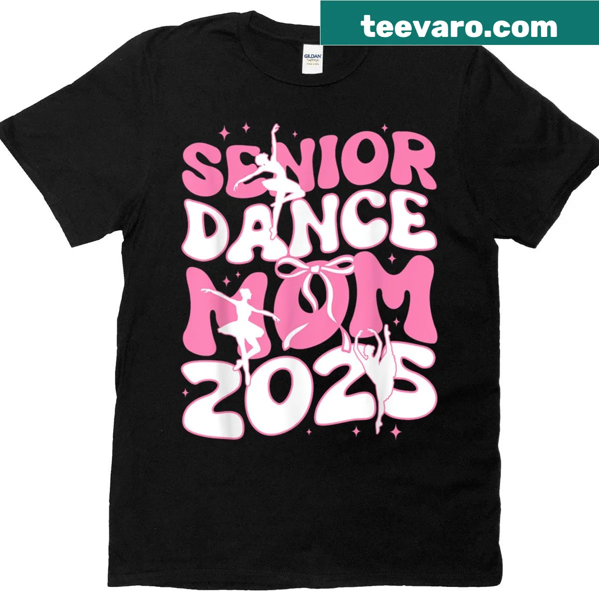 T-shirt for Senior Dance Moms celebrating 2025 with a heartfelt design — on a men's t-shirt