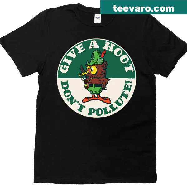 Woodsy Owl vintage t-shirt promoting environmental awareness