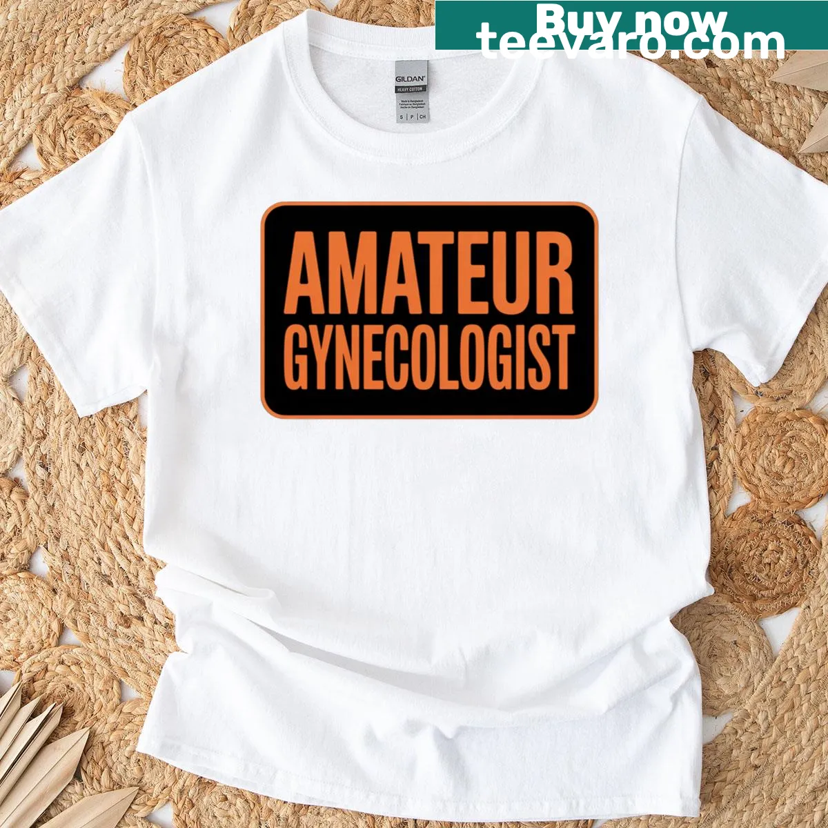 Witty text graphic on a classic humor-themed T-shirt — on a men's t-shirt