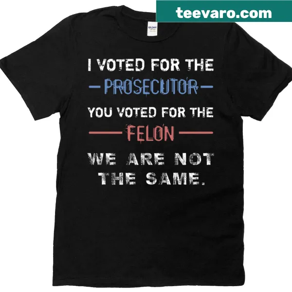 Strong Anti-Trump T-shirt with impactful messaging on justice.