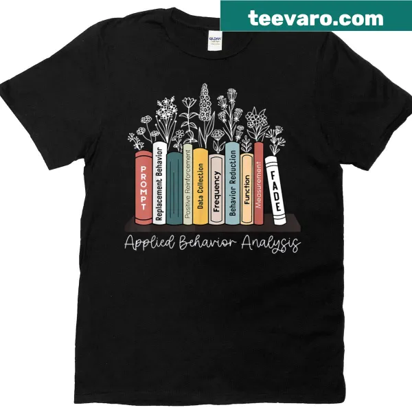 T-shirt for ABA therapists featuring Wildflower design