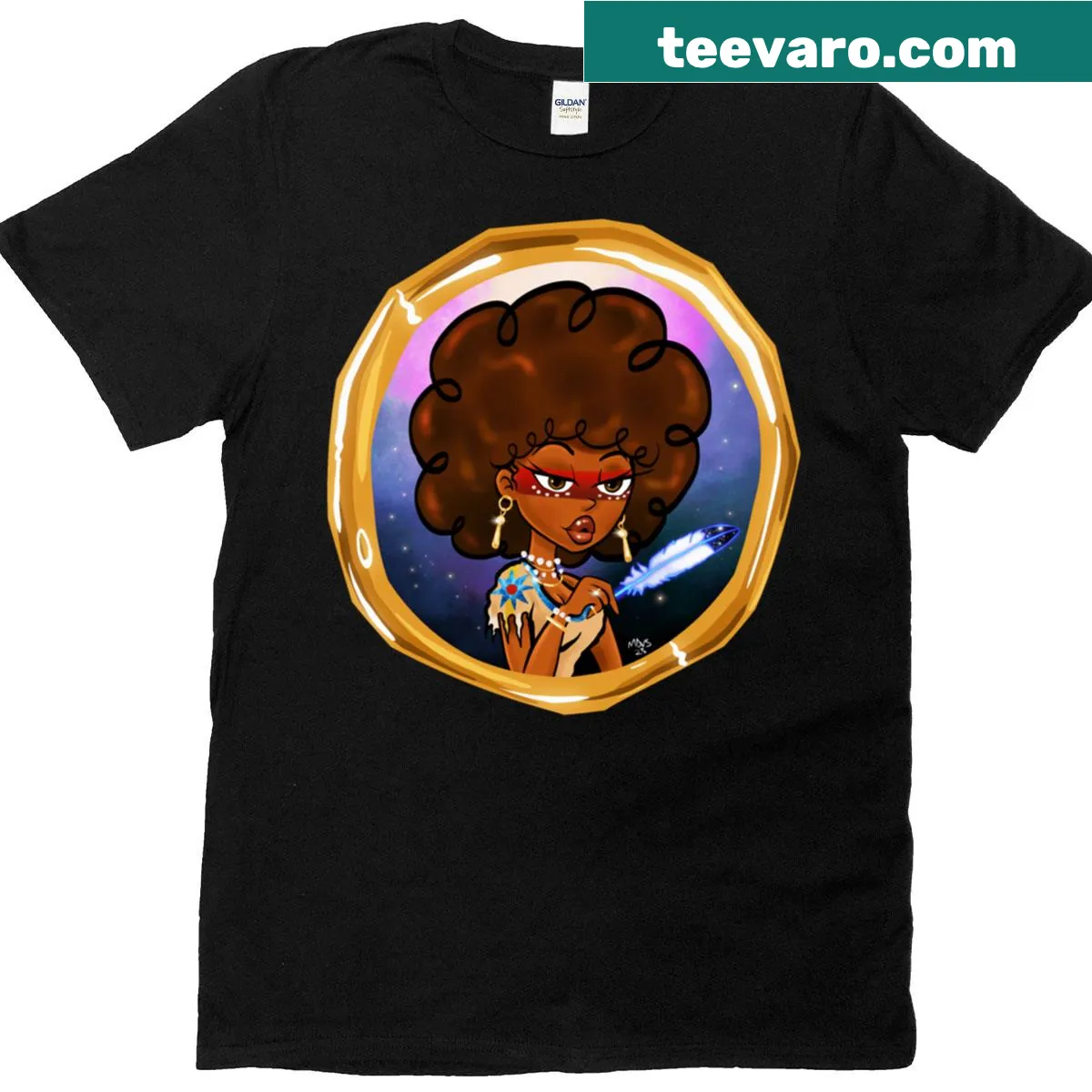 Classic t-shirt with the inspirational phrase 'Brown Skin Girl' — on a men's t-shirt