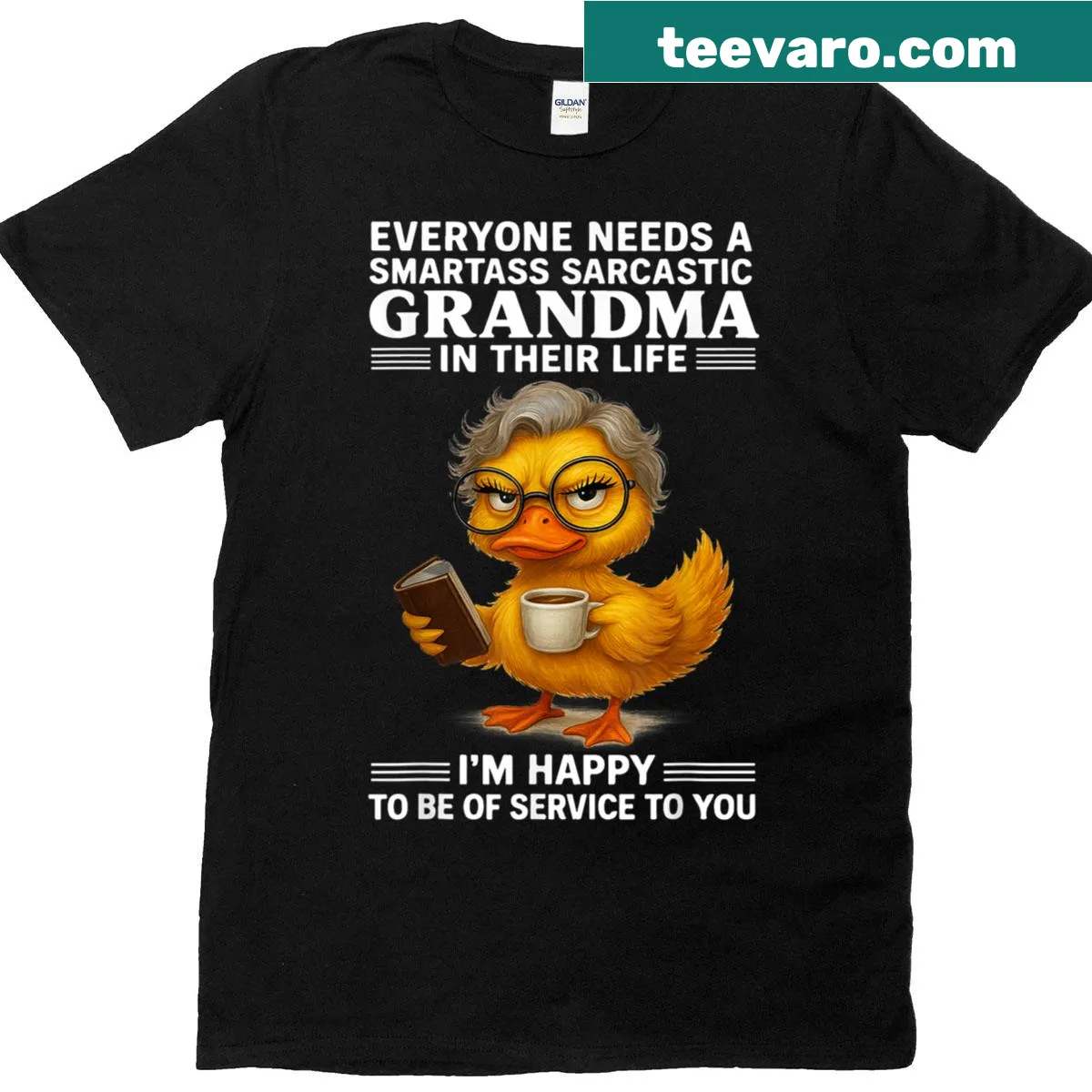 Sarcastic T-shirt celebrating smartass grandmothers — on a men's t-shirt